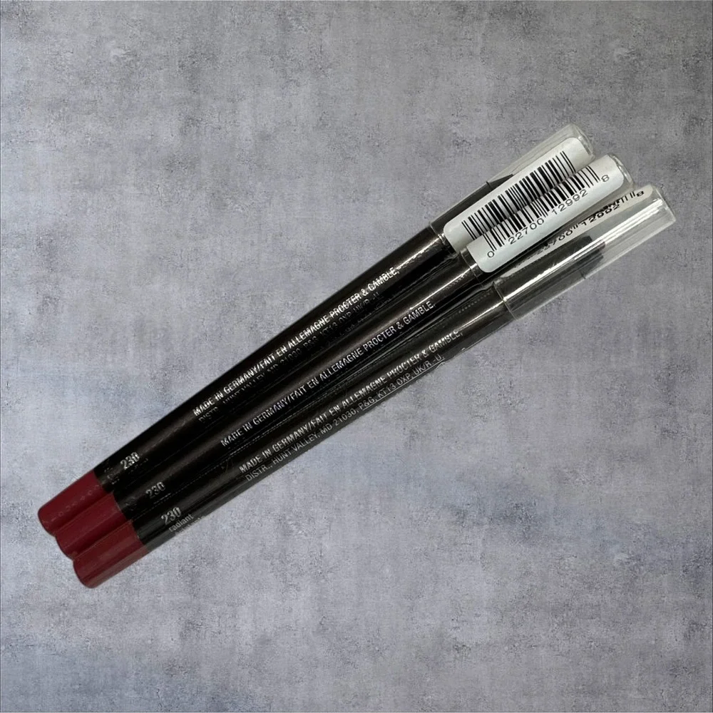 CoverGirl LipPerfection Lipliner Womens 3pc 230 Radiant New‎ Sealed Mauve Pencil